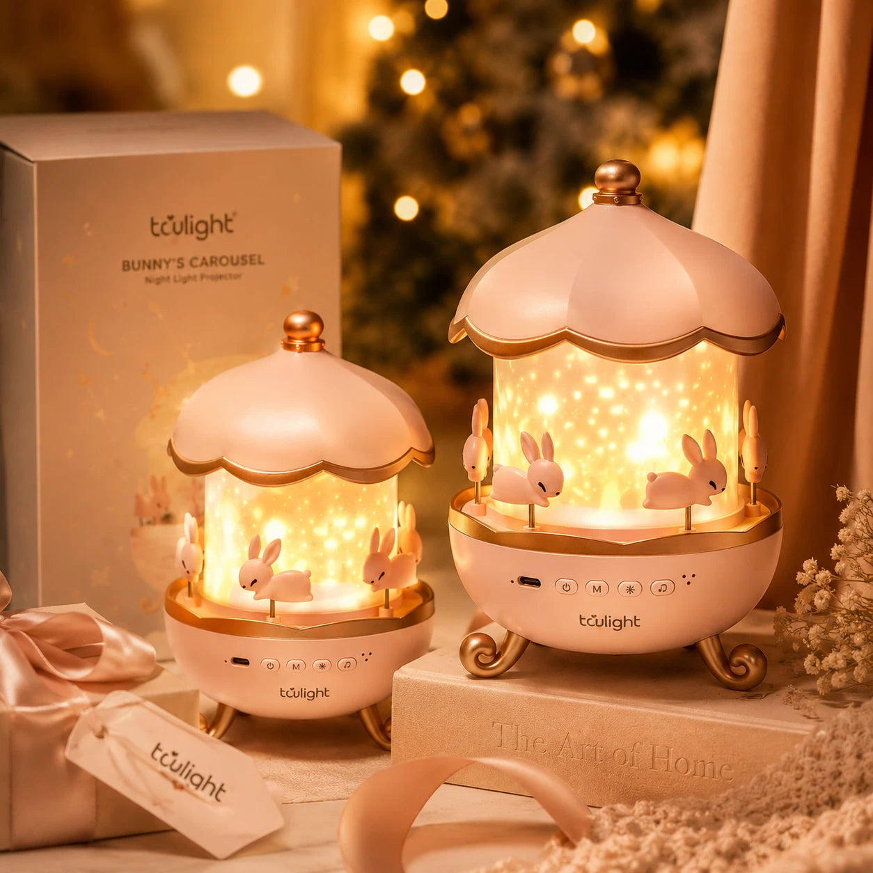 Bunny Carousel Projector Night Light