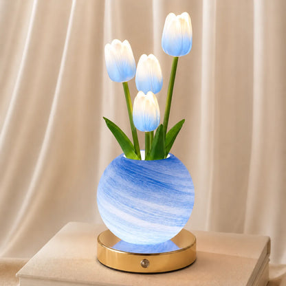 Lámpara LED de Tulipanes