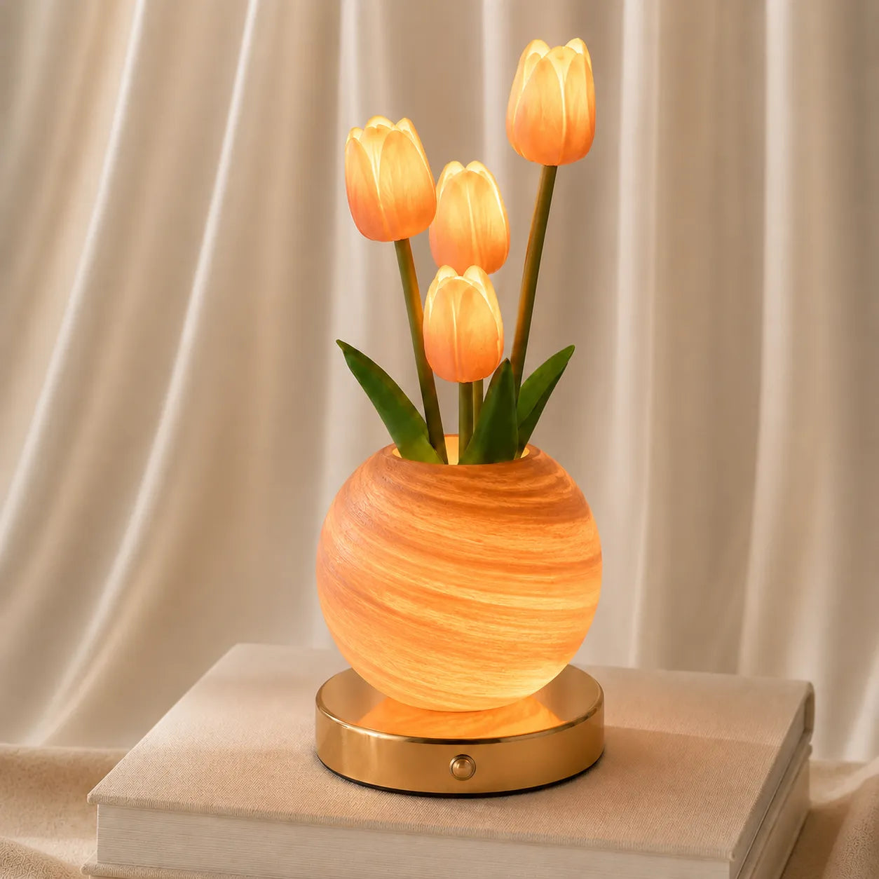 Lámpara LED de Tulipanes