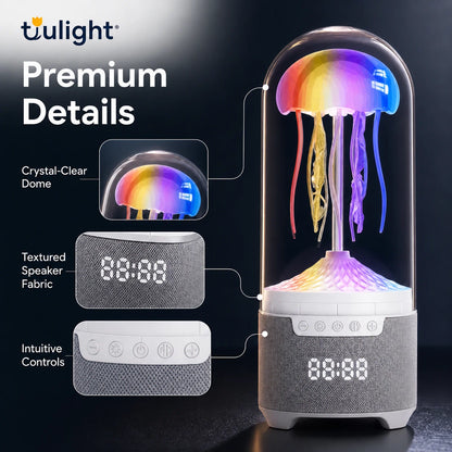 Colorful Jellyfish Mood Lamp Wireless Bluetooth Speaker