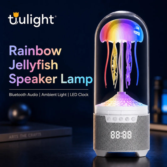 Colorful Jellyfish Mood Lamp Wireless Bluetooth Speaker