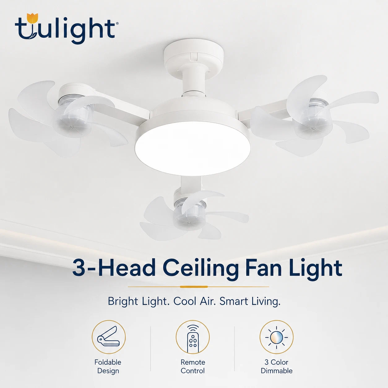 Drone Fan Light – Ceiling Mounted Cooling and Lighting Solution