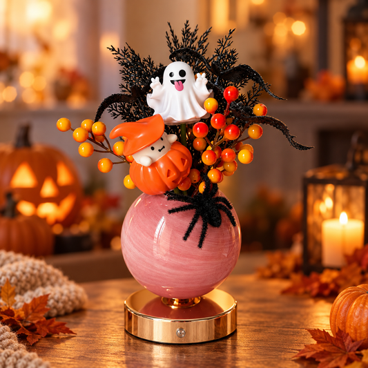 pumpkin bloom lamp