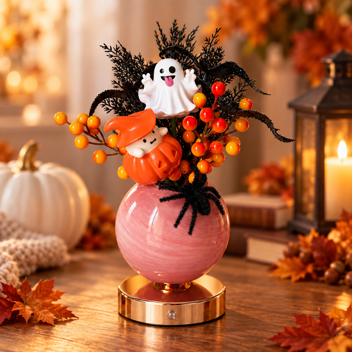 pumpkin bloom lamp