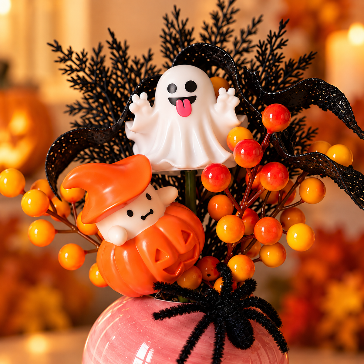 pumpkin bloom lamp