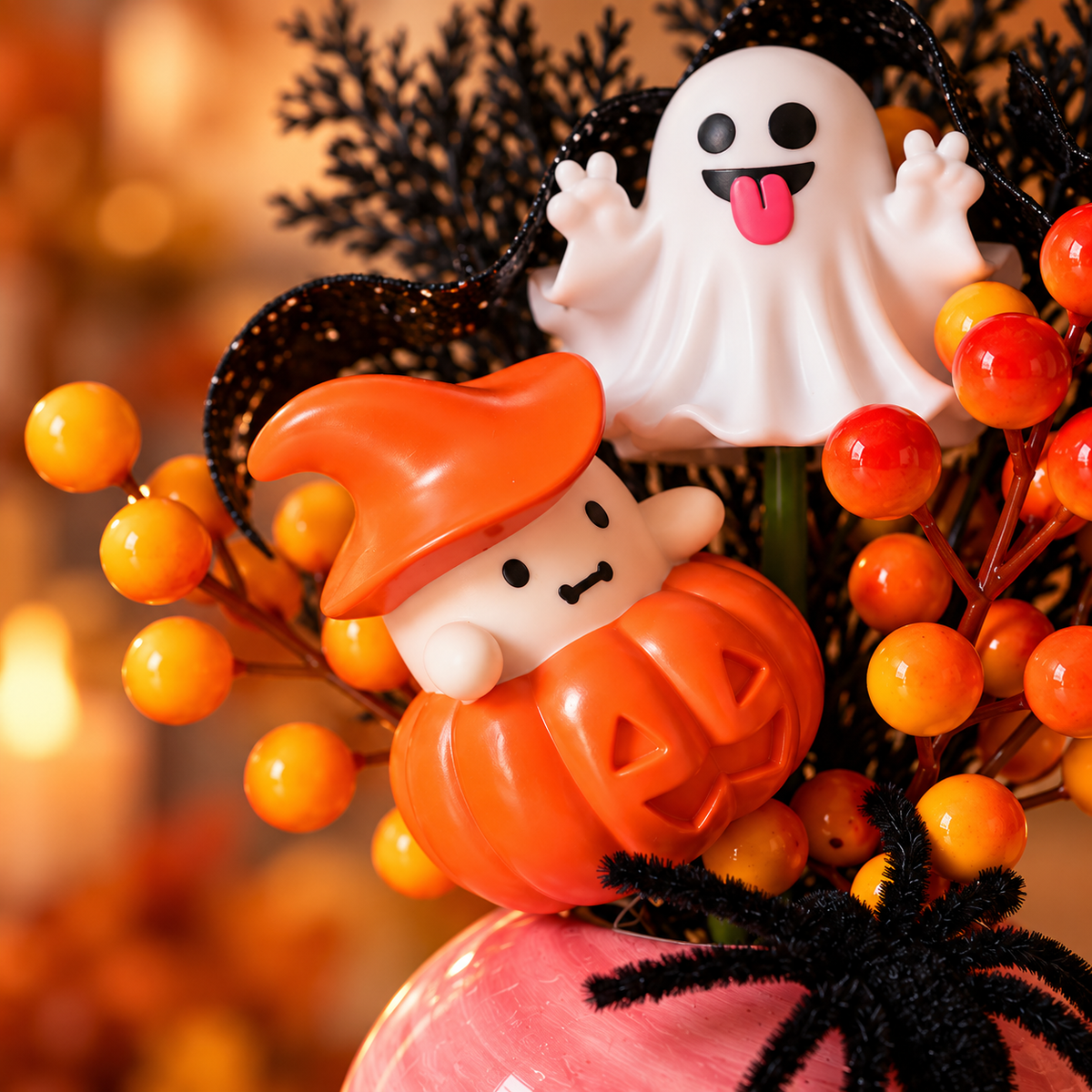 pumpkin bloom lamp