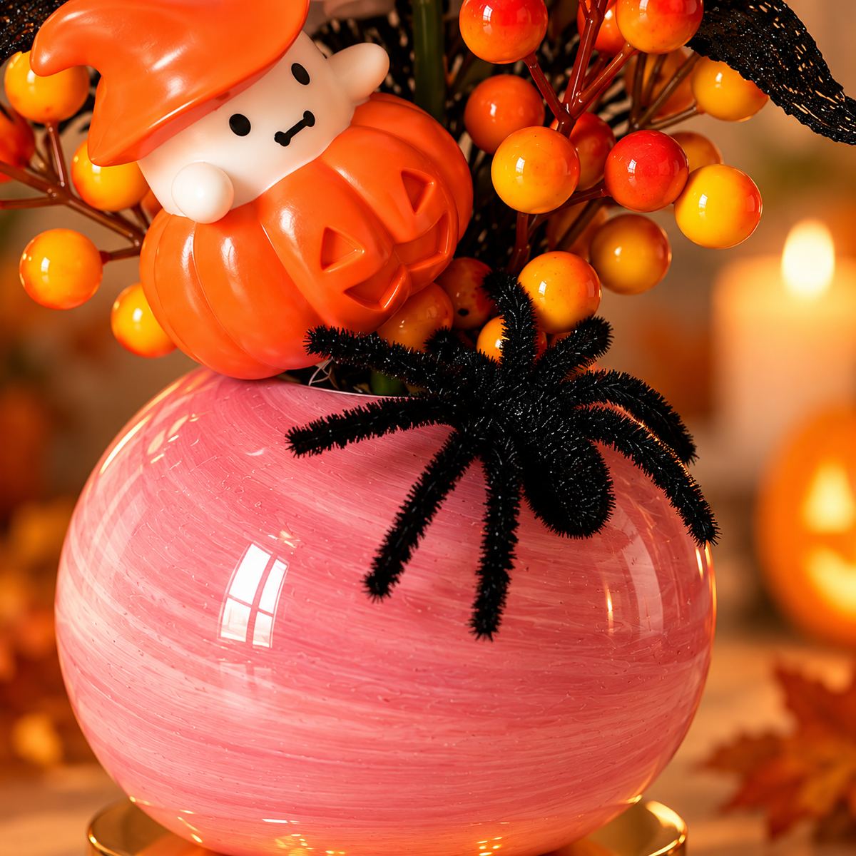 pumpkin bloom lamp