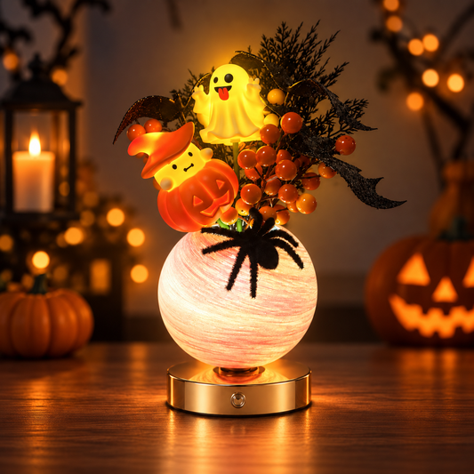 pumpkin bloom lamp