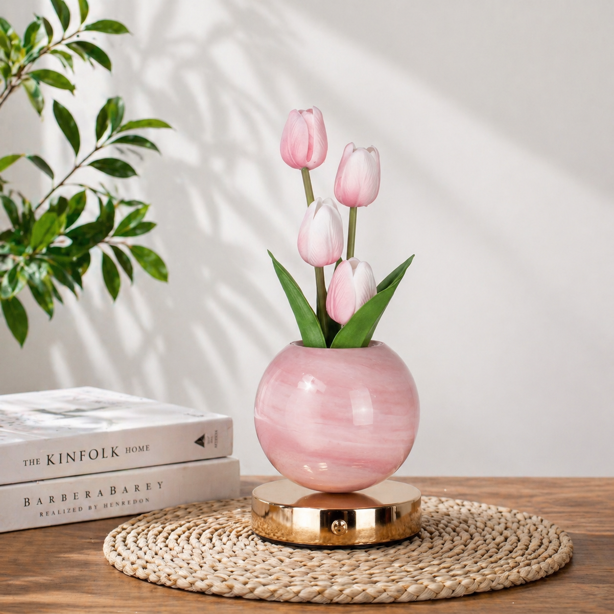 Lampara LED de Tulipanes