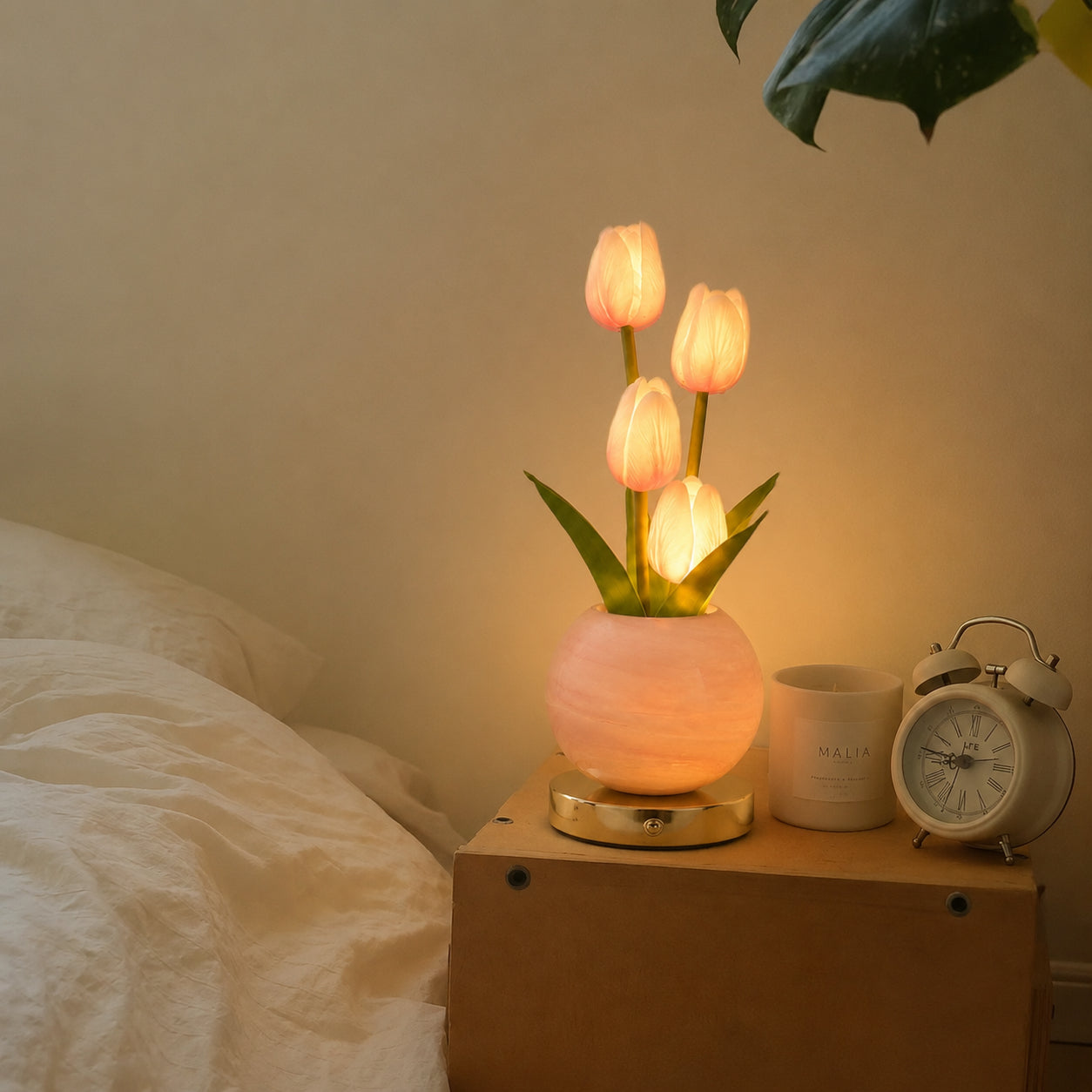 Lámpara LED de Tulipanes
