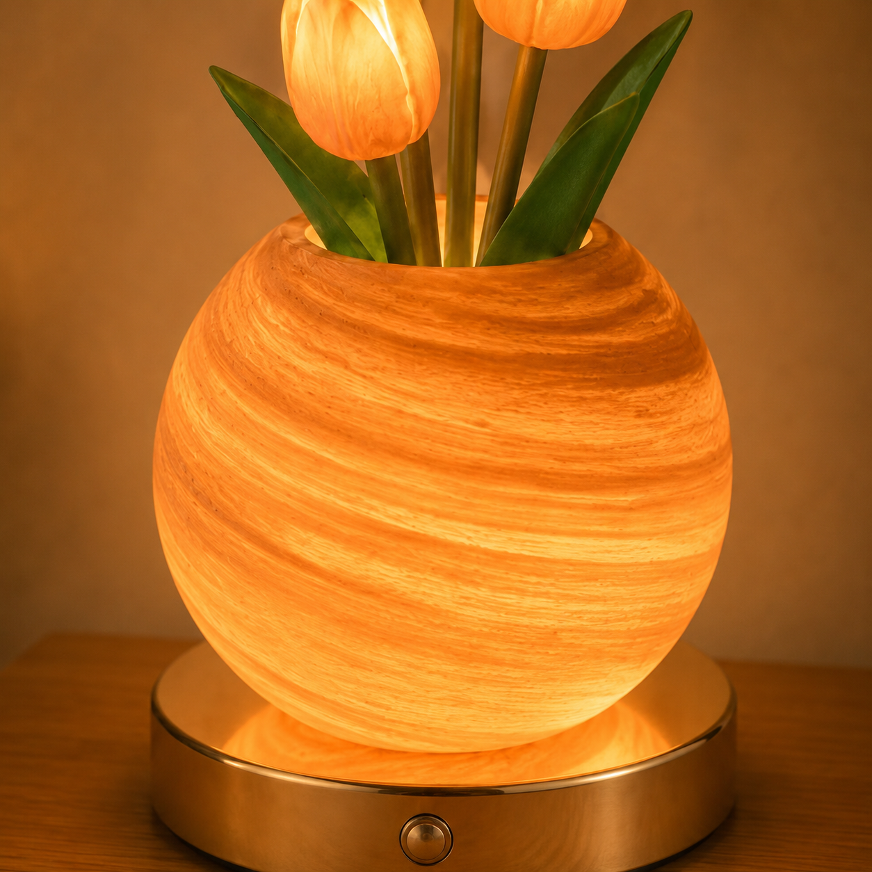 Lámpara LED de Tulipanes